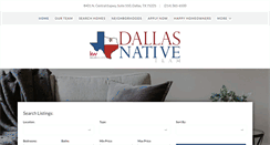 Desktop Screenshot of dallasnative.com